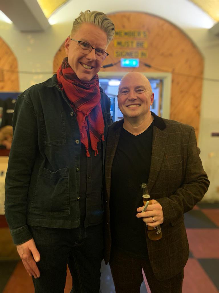 Amazing night out with @theboo_radleys and Rico got to say hi to Sice. The Boos were a massive influence on <a href="/TheSoundMirrors/">SOUNDMiRRORS</a> and their melodic genius still runs through the work of <a href="/FretBear/">F Я E T B E A Я</a> #WakeUp