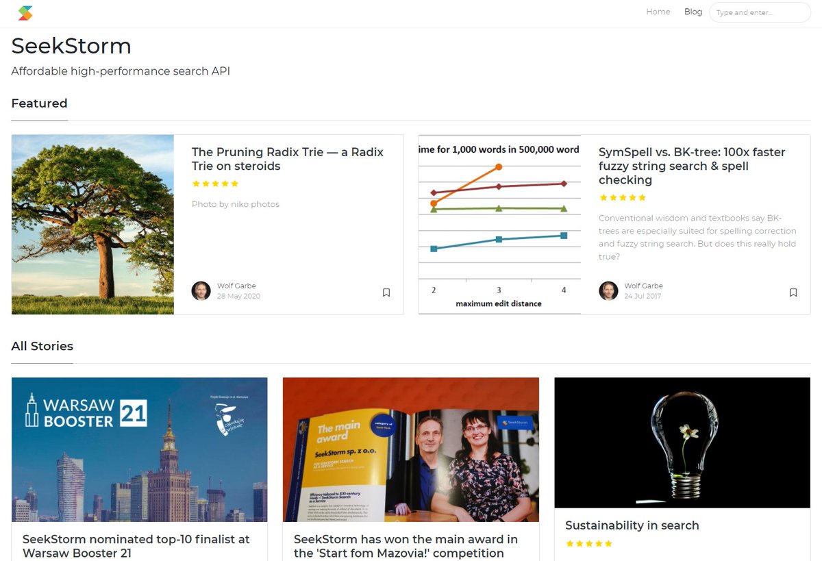 SeekStorm just launched 🚀 a new blog about information retrieval algorithms, search architecture and company news. seekstorm.com/blog/ 
#search #deeptech #saas #enterprisesearch