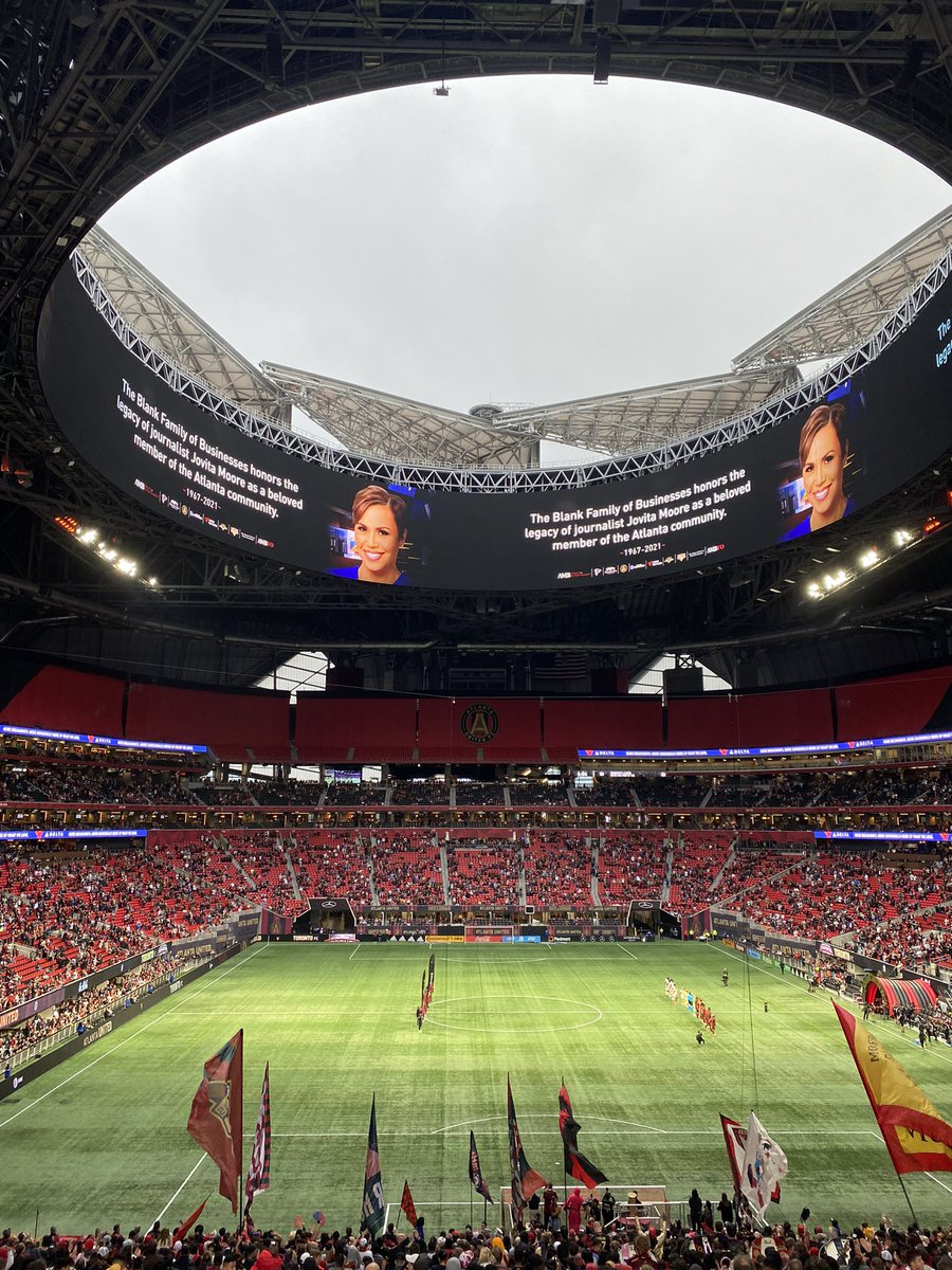 BMonahanWSB's tweet photo. Classy tribute, @ATLUTD. ❤️ #JovitaStrong https://t.co/t0D9NzhPzA