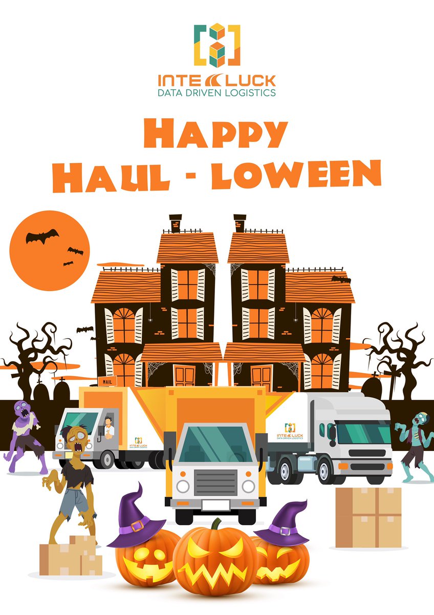 InteluckCorp's tweet photo. ‼️HAPPY  HAUL-LOWEEN‼️

We HAUL your goods
With a LOW trucking rates
Save money like a WEENer!

BOOK YOUR DELIVERY NOW WITH INTELUCK! 🚚🚚🚚

#Inteluck #Trucking #Logistics https://t.co/qqHpMkfhVz