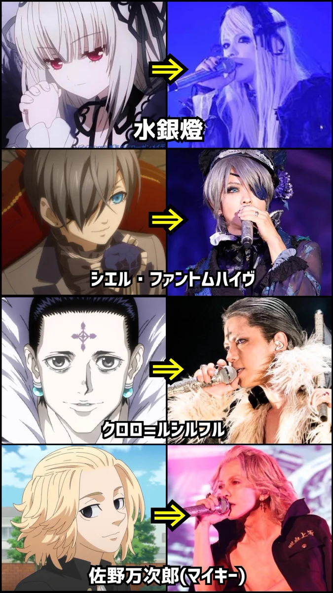 HYDEの2次元キャラのコスプレ、完全再現してくるから戸惑うｗｗ