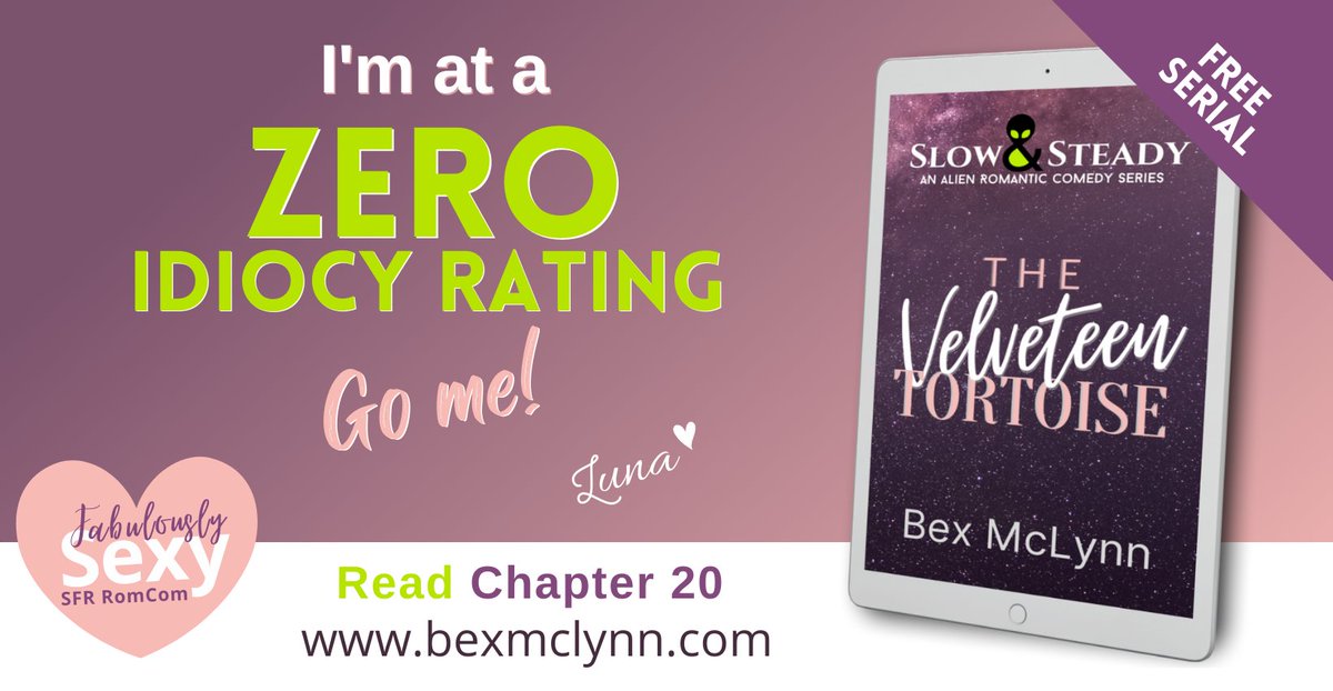 💜THE VELVETEEN TORTOISE💜
CHAPTER 20 – FINISHED*
bexmclynn.com/slow-and-stead…
(*Plus Chapter 21 as well😅)