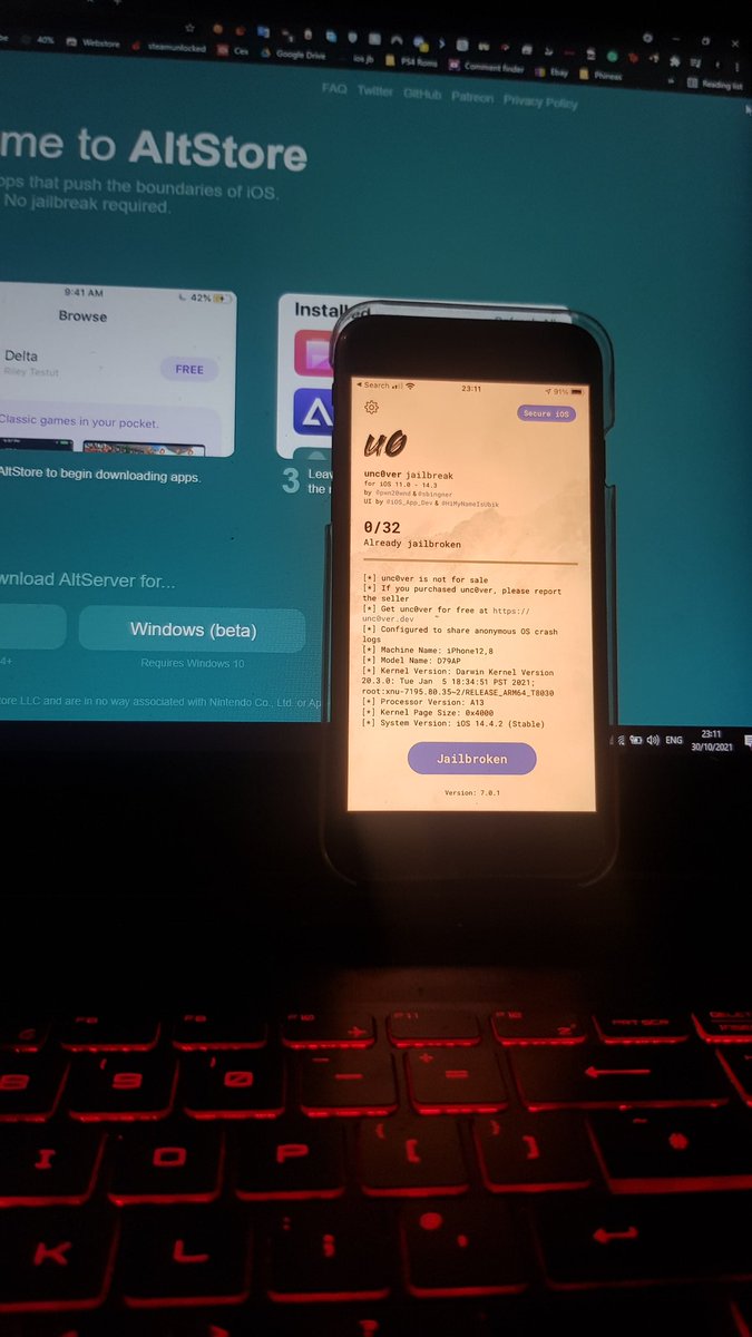 piracynet's tweet image. just got the new iOS 14 untethered jailbreak tysm @Pwn20wnd #UntetherDay
