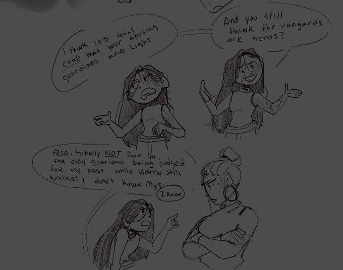 Outta context mini comic for Desinty Ocs 