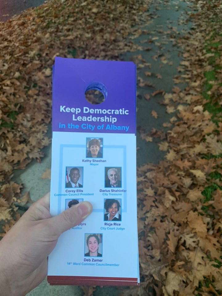 <a href="/KathyMSheehan/">Kathy Sheehan</a> <a href="/SoniaFrederick/">Sonia Frederick</a> <a href="/mpeterforalbany/">Matthew Peter for Albany</a> <a href="/DariusForAlbany/">Darius Shahinfar</a> Doing my part to #KeepTheMayorOurMayor in the 14th Ward. Onward.