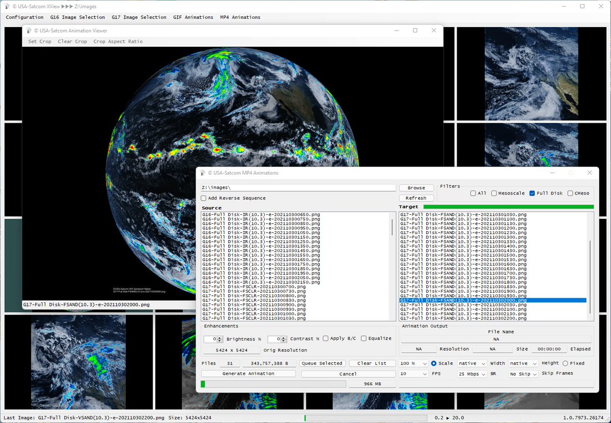 usa_satcom's tweet image. New release of #XView coming soon. MP4 output added along with some other enhancements and bug fixes.