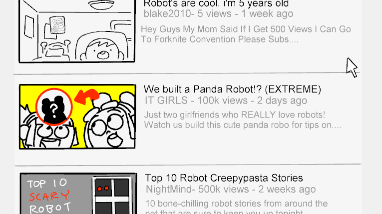 I really loved getting absorbed into making fake thumbnails this ep LOL 