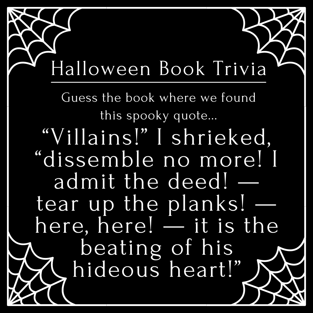 TigardLibrary's tweet photo. Every day until October 31, we'll share a line from a well-known horror story, then we'll reveal the answers on Halloween! Do you recognize this creepy quote?
#Tigard #TigardLibrary #Horror #Halloween #LibraryHalloween https://t.co/mEtIyofylc