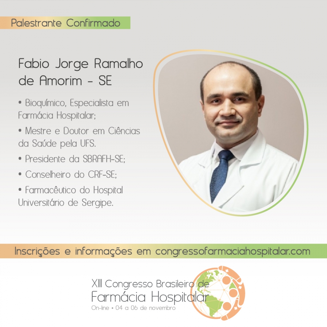 Palestrante Confirmado!

Assista a esta participação no XIII Congresso fazendo sua inscrição em congressofarmaciahospitalar.com (link na bio).