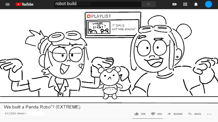 I really loved getting absorbed into making fake thumbnails this ep LOL 