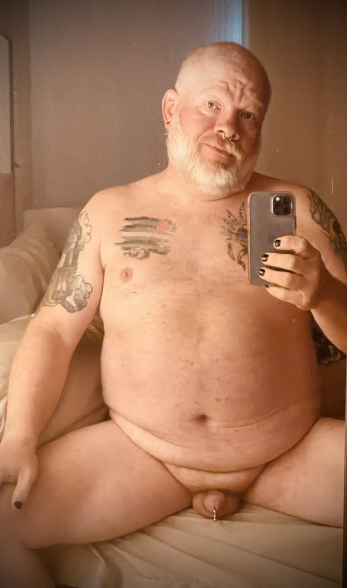Iamjackbartxxx's tweet photo. Enjoying my time in PV.  Daddy has been a little pig while in town.   What’s your favorite piggy activity? #LeatherDaddy #piggy #nakedbear #inkedbear #pierceddaddy https://t.co/hlGmmWRiqZ