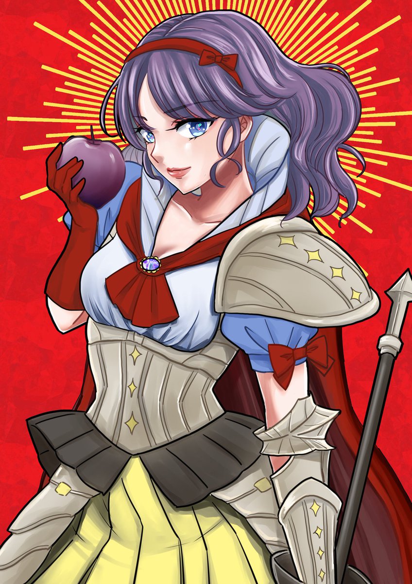 「過去に描いた童話×武器イラスト ハロウィン仮装っぽいから載せちゃう〜〜赤ずきんち」|餅田いずみ⭐️ご依頼受付中のイラスト