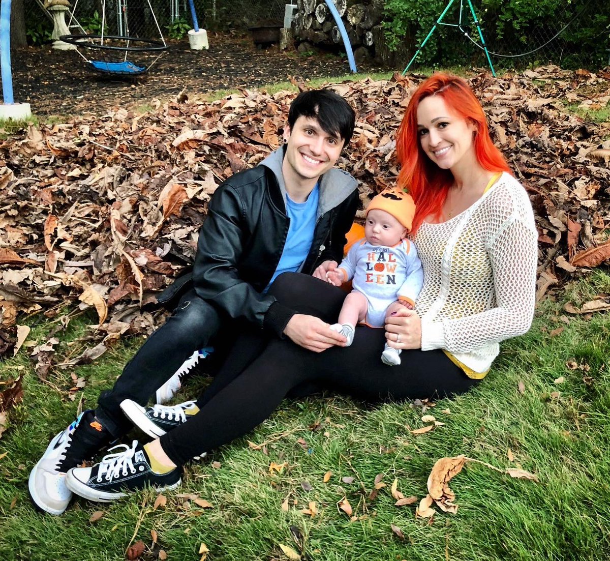 Ash is excited for his first Halloween!! 🎃 Only 2 months old and we’ve had so much fun already!! 🧡 <a href="/dmfdmfmusic/">David Michael Frank</a> <a href="/AsherMaxFrank/">Asher Frank</a> instagram.com/p/CVlarfMPqaY/…