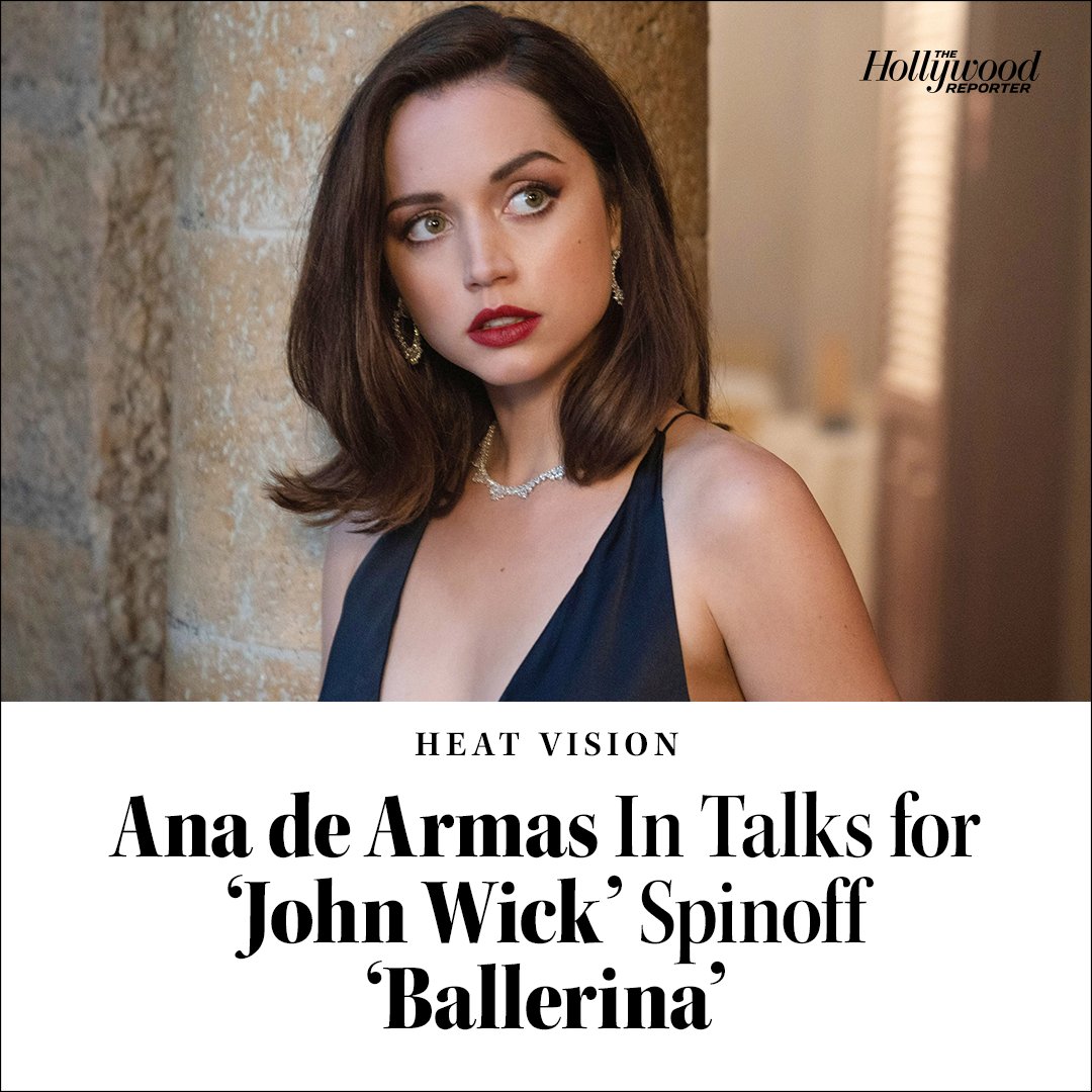 #NoTimeToDie star Ana de Armas is in talks to lead her own action franchise - the upcoming #JohnWick spinoff #Ballerina: thr.cm/xheWKDu