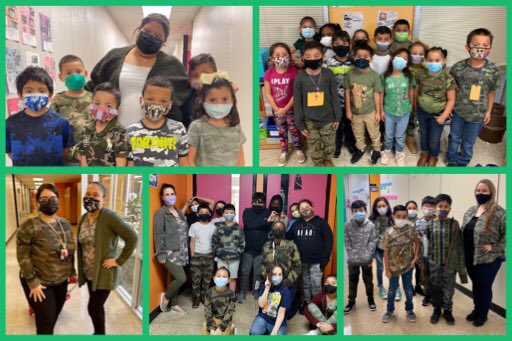 Our scholars Declared a War on Drugs! Camouflage was everywhere. #RedRibbonWeek2021 <a href="/iliana_kd/">Iliana Perez</a> <a href="/DrFavy/">DrFavyCantu</a> <a href="/drgoffney/">Dr. LaTonya M. Goffney</a> #heroheadquarters