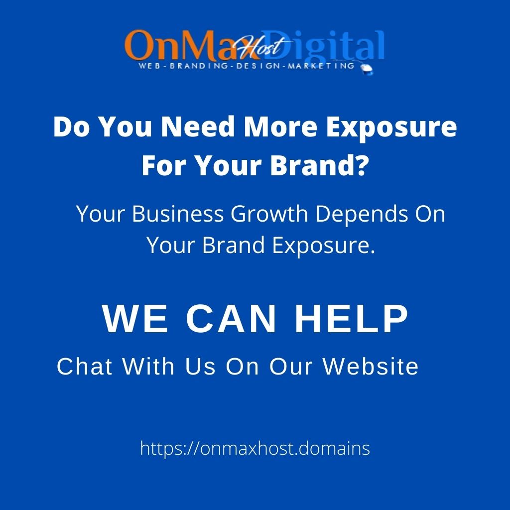MuumbaWEB's tweet image. DO YOU NEED MORE EXPOSURE FOR YOUR BRAND?

Your business growth is dependent on the level of exposure of your Brand. If you are struggling with getting more exposure for your Brand, we can help. onmaxhost.domains/digital-market…