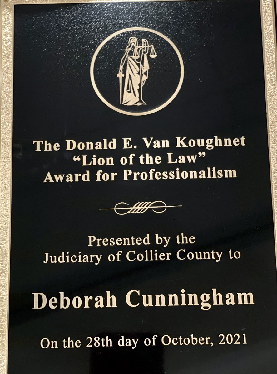 mldorris's tweet photo. @Deborah56605357 Congratulations for being selected the 2021 Lion of the Law! https://t.co/uxlBFThEno