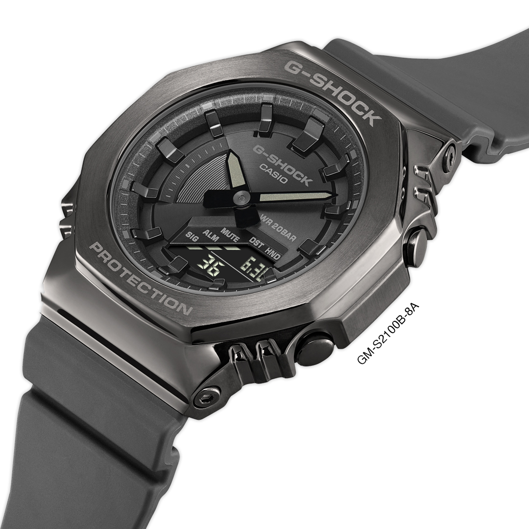 GShockBrasil's tweet photo. Elegância e Estilo definem o GM-S2100. Uma mistura de caixa metalizada e pulseira de resina, com aquele charme do acabamento #AllBlack e muita RESISTÊNCIA ABSOLUTA 👊 https://t.co/1IEHmiIwKv #Gshock #GShockBrasil #GMetal #GMS2100 #GShockLover #CasiooGShock https://t.co/i1cYSRdVo4