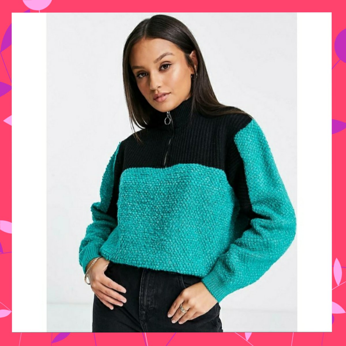 fastytrends's tweet photo. ASOS DESIGN Petite Sweater with Zip Collar in Mixed Stitch in Green.

Get the sweater here:
https://t.co/ipzzrrwt9Z

#highnecksweater #colorblock #sweater #highnecktop #croppedsweater #womensweaters #petitefashion #sweaterbranded #womensweater #cropsweater #colorblocksweater https://t.co/UTzzkceWjC