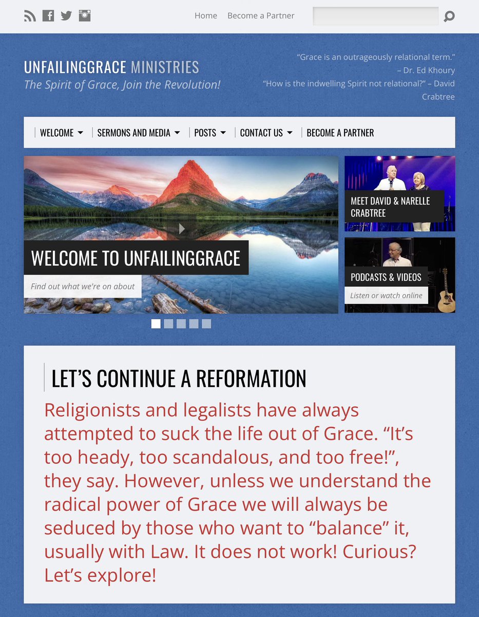 Just completed a fresh update/makeover for our website unfailinggrace.com. Explore. Enjoy!