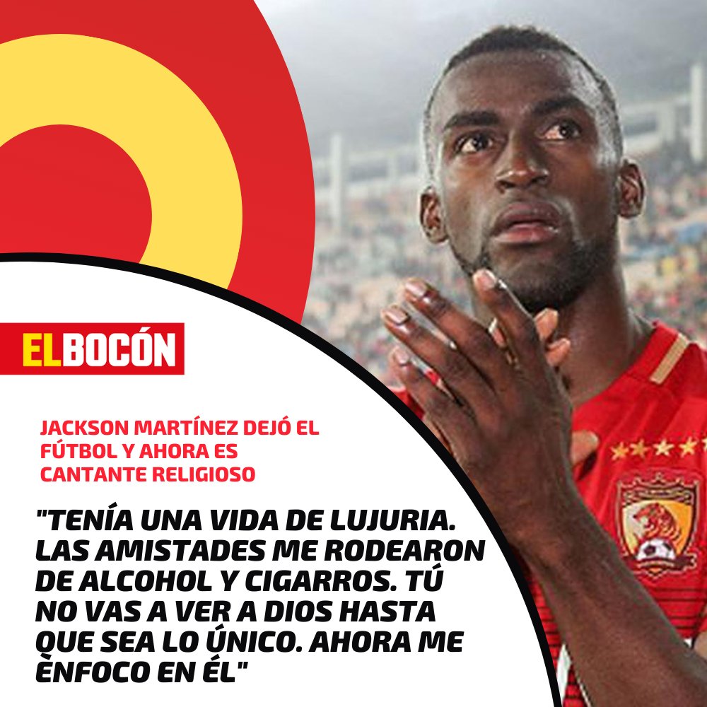 elbocononline's tweet photo. CAMBIÓ SU ROL ANTE LA VIDA ✅🙏✝ 
El ex delantero colombiano dejó el fútbol a fines del 2020 y entregó su vida a Dios. Ahora es cantante y afirma que antes su vida estuvo llena de lujuria y pecados. https://t.co/VKGM7BG4T6