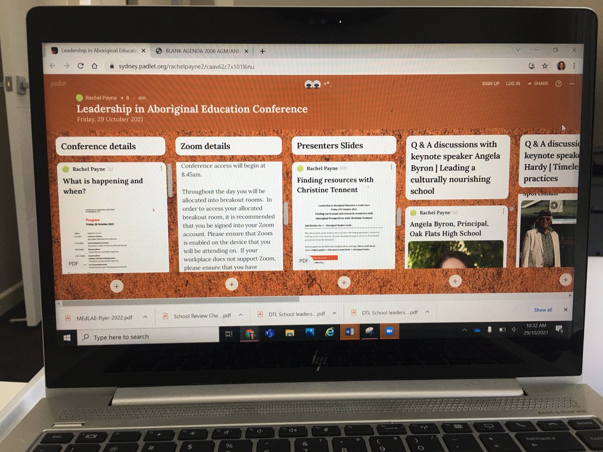 A Friday well spent with <a href="/YorkPublic/">York Public School</a> School's Aboriginal Education team zooming in to the Leadership in Aboriginal Education E-Conference.