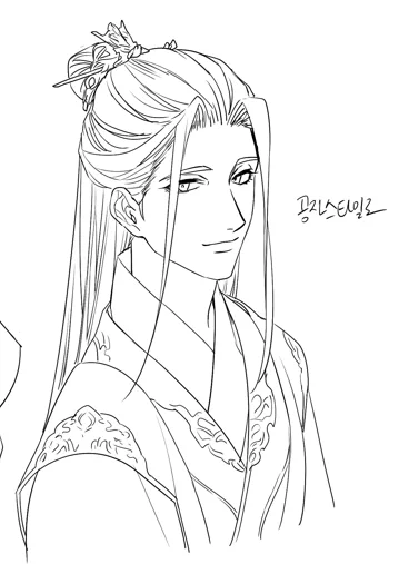 유운이 초기. 거의 원고들어가기 직전까지도 자상한 이미지를 유지하다가 마지막에 마음이 바뀌어서 지금 인상이 됐다. 