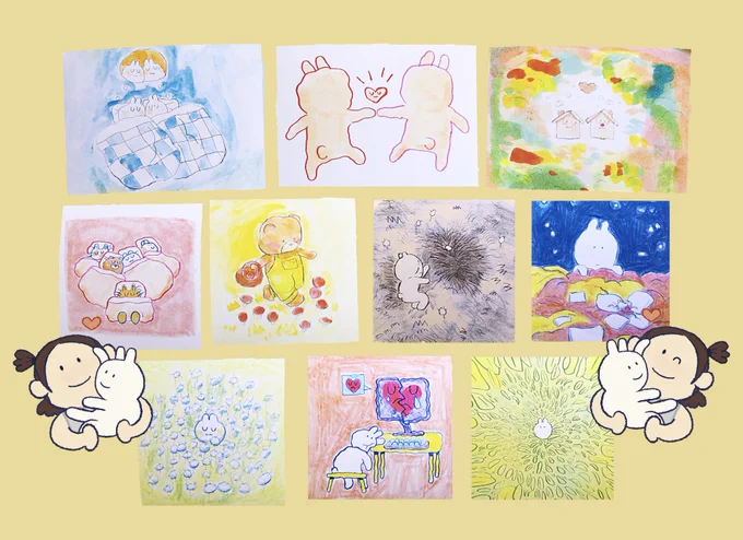 sometimes i get people asking me about being able to buy certain prints from my postcard sets, so i made a listing where you can either let me know in the order note which one you want, or get a random one that i select!

now available in my store 🌾 