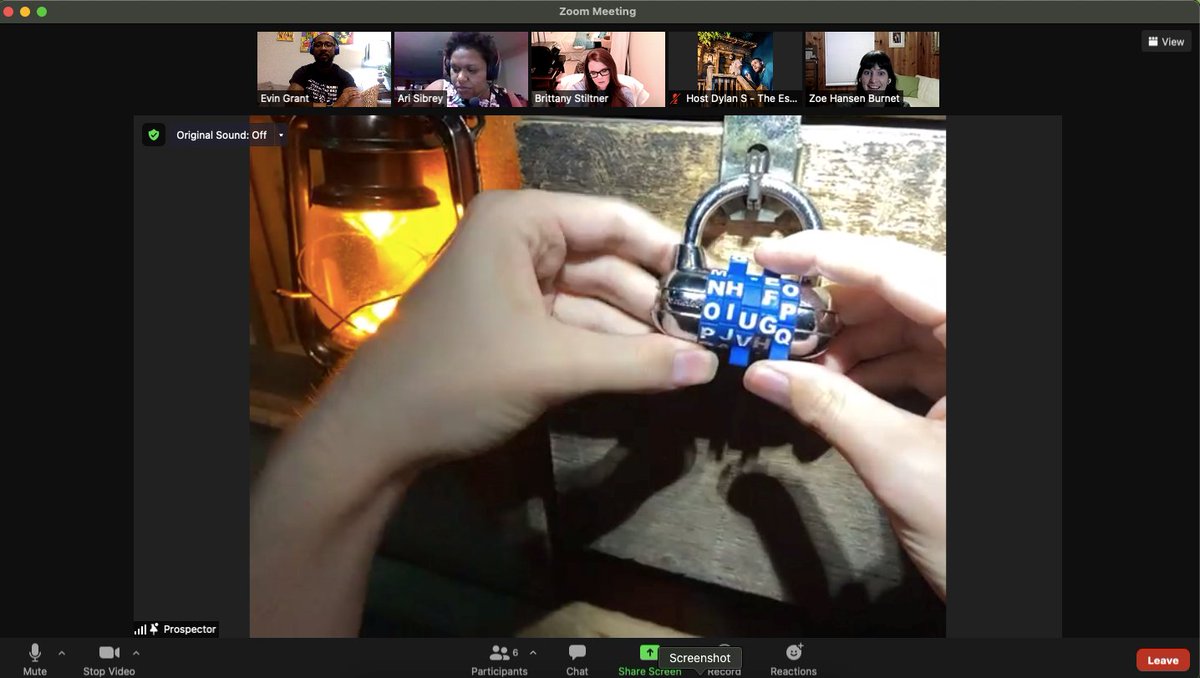 Alejandra_ncba's tweet photo. Thank you to all the @NCBAorg members that joined me tonight for the Virtual Escape Room Member Event! What a great way to engage with other members and see some familiar faces. It was a lot of fun!  #myncba https://t.co/RDj0X0UoTz