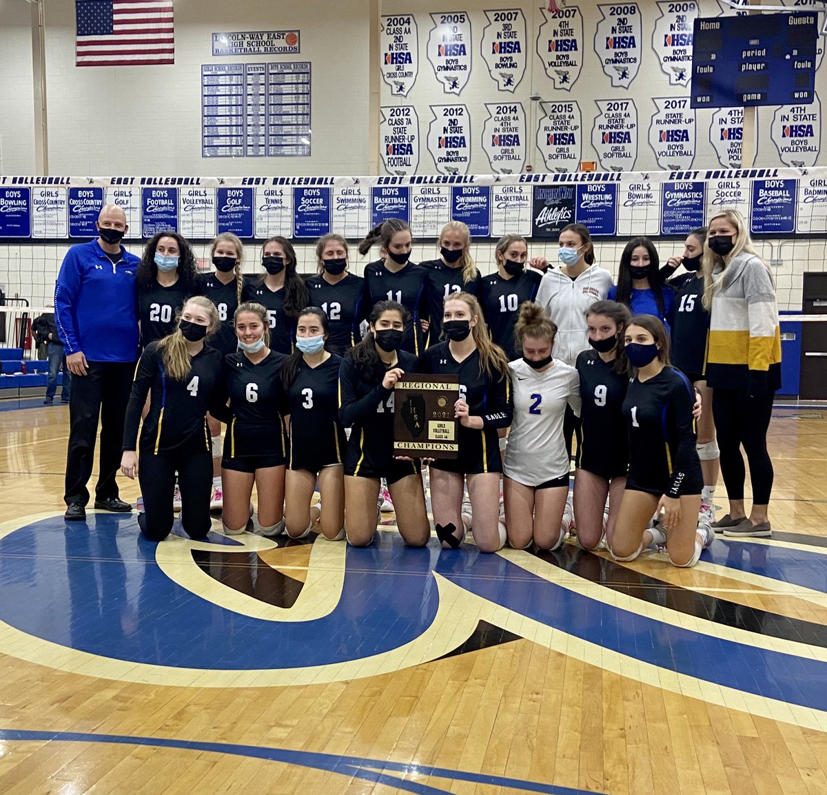 EaglesAthletics's tweet photo. Regional Champions! @CSVBwomen https://t.co/xl1grVQ3e0