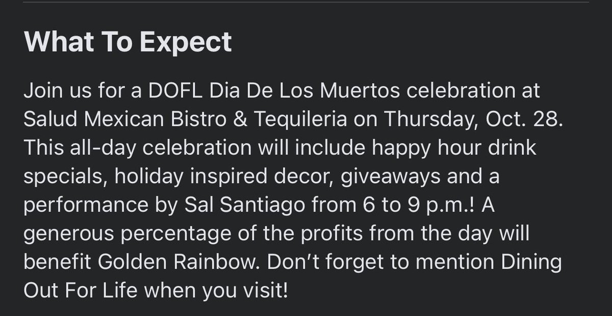 KFidds's tweet photo. Time to support @GoldenRainbowLV at Salud! near my house. Thursday karaoke night w/DJ Rusty & Sally sounds like trouble but I just learned it's actually gonna be a performance from Sal Santiago! Me and Sal go way back. Went to separate schools together!๐
#salud #DiningforLife https://t.co/oNidyU7S3L