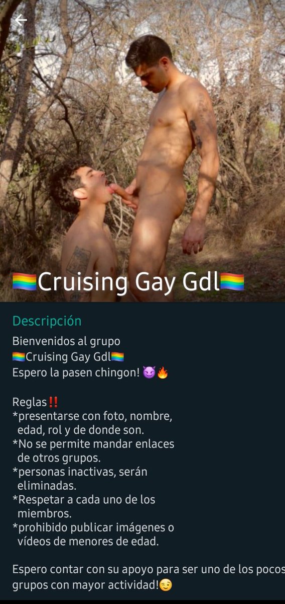 IsraelM57893290's tweet photo. Buenas noches!
Ya te sabes la dinámica. Mandame tu numero y te agrego, solo gente participativa y de Guadalajara! Dale RT para ser más! 😉

#CruisingGayGdl #MorboGay #CruisingGdl #PornoGay #GdlGay #SexoGayGdl https://t.co/awOEPeqZCc