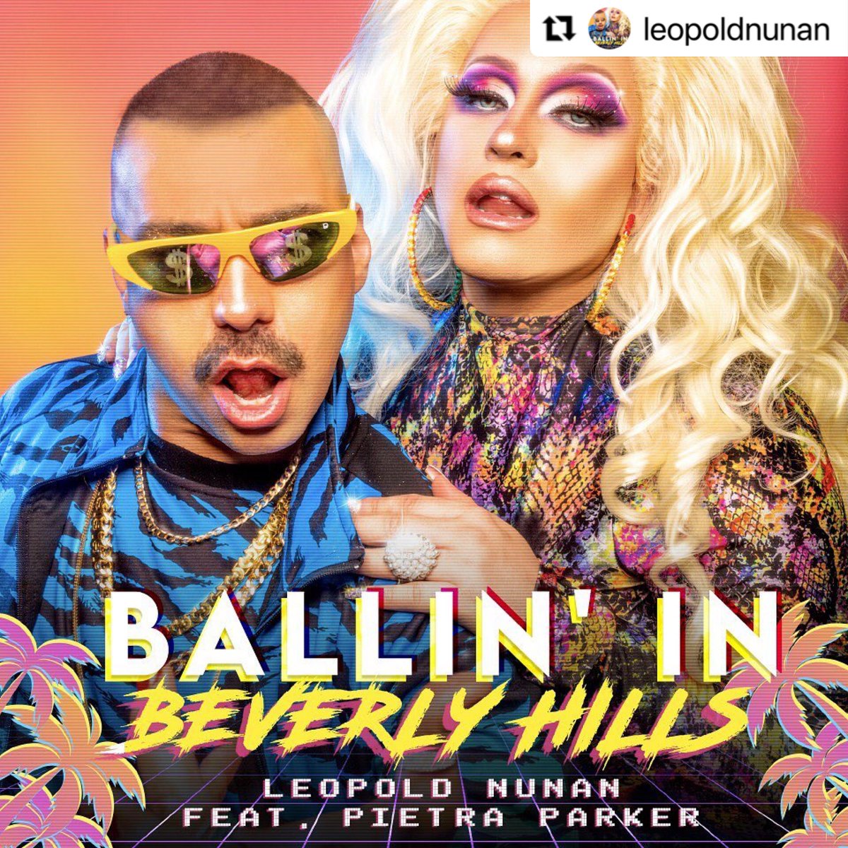 escquasefamosos's tweet photo. Novo cliente #quasefamosos

#Repost @leopoldnunan with @make_repost
🚨#newmusicalert🚨🚨🚨🔥🔥🔥 OFFICIAL COVER ART RELEASE! #ballininbeverlyhills written by @leopoldnunan @iamz33r0 feat of #dragsuperstar @pietraparker #music by @prodbykaran1  #releasedate is #november18th https://t.co/sx1dK3KH6H