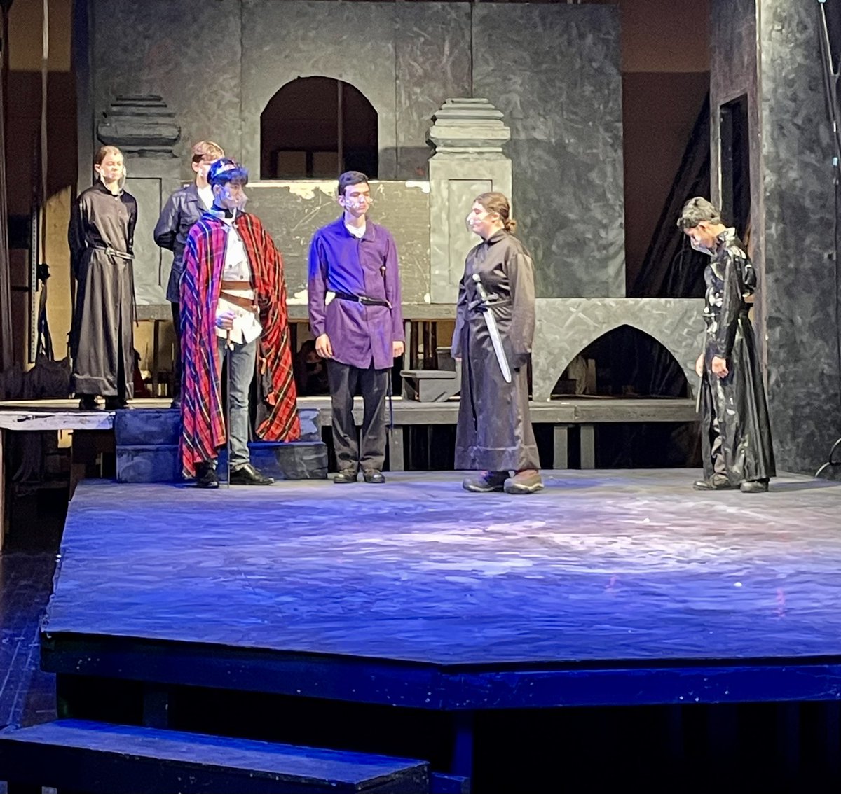 BMCHSDARTS's tweet photo. It’s final dress rehearsal for the @CalhounHS Shakespeare production! Wishing all our @OnTourCo students a wonderful run…thank you for all your hard work and commitment to live theatre! @bmchsd #Macbeth https://t.co/OPQN1XCNbF