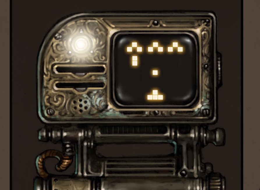 modredcastleton's tweet photo. What would a handheld console look like in 1920? Here at Wormwood Studios we set out to answer that question...
Brass with mother of pearl inlay, punchcard games.
#gameboy #1920 #retrofuturism #cloudscape #handheld #console #pixelart #retro #gaming #spaceinvaders #pearlinlay https://t.co/ZW43cZpDg9