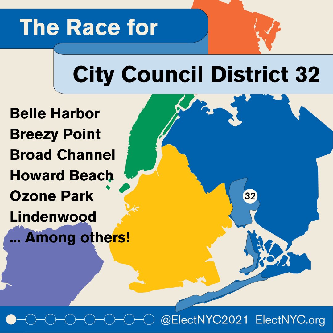 ElectNYC2021's tweet photo. Hey Queens! #District32 is home to Ozone Park, where much of the movie “Goodfellas” takes place.

The 2021 election will shape NYC for generations to come. Are you ready? https://t.co/mrLUnSRVuJ has all the info you need to help YOU decide the future of #NYC. https://t.co/tKjMeRnVKe