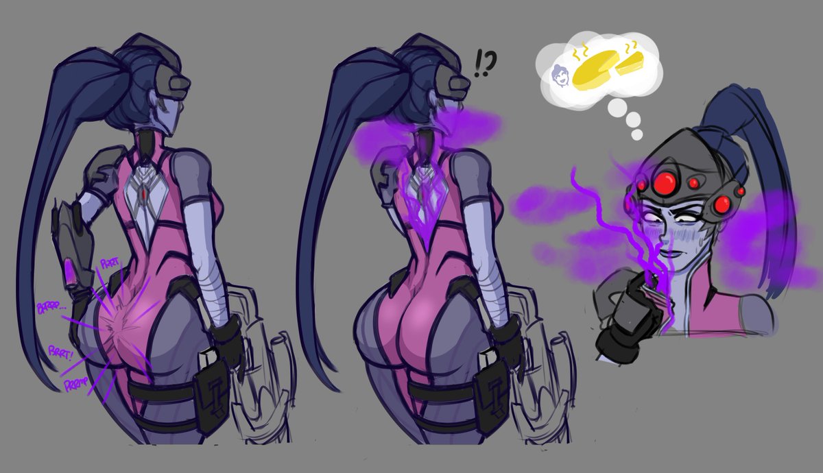 Widowmaker's suit is quite air tight :o. lolotron6 (@lolotron6)