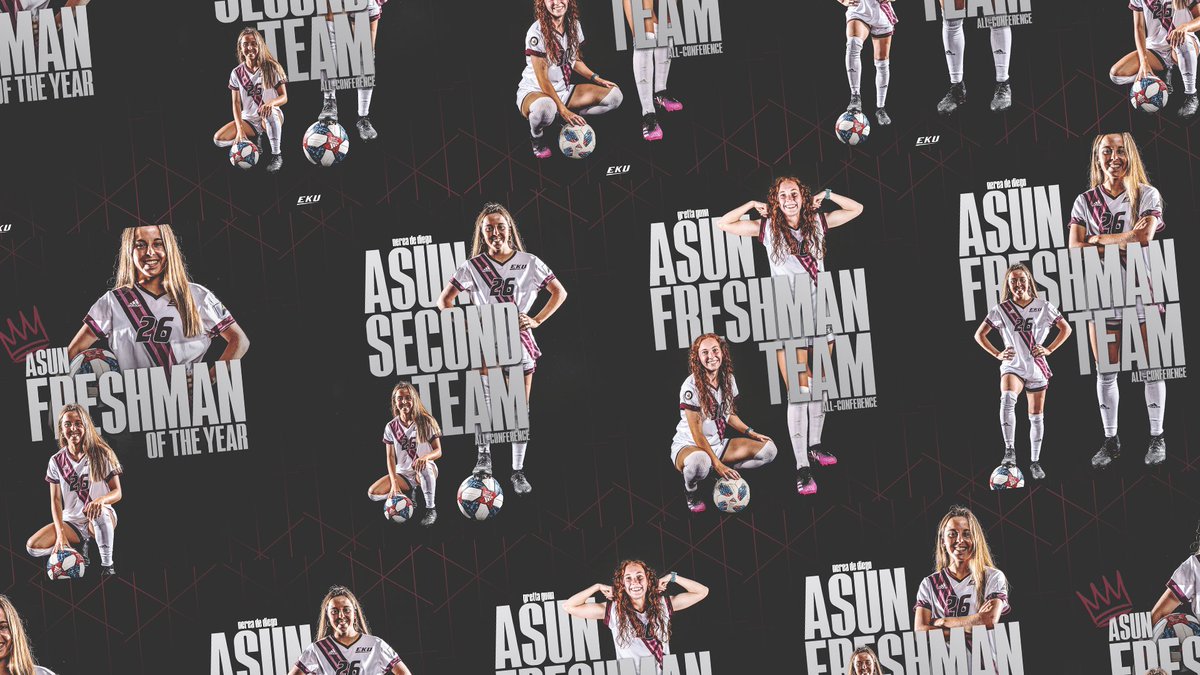 .@EKU_SOCCER picked up some postseason awards today!!

<a href="/nereadediegoo/">neree</a>:
➡️ ASUN Freshman of the Year (First ever in program history)
➡️ ASUN All-Conference 2nd Team
➡️ ASUN All-Freshmen Team

<a href="/grettagunn_/">Gretta Gunn</a>:
➡️ ASUN All-Freshmen Team

Story and full team: ⬇️
bit.ly/2ZIznIG