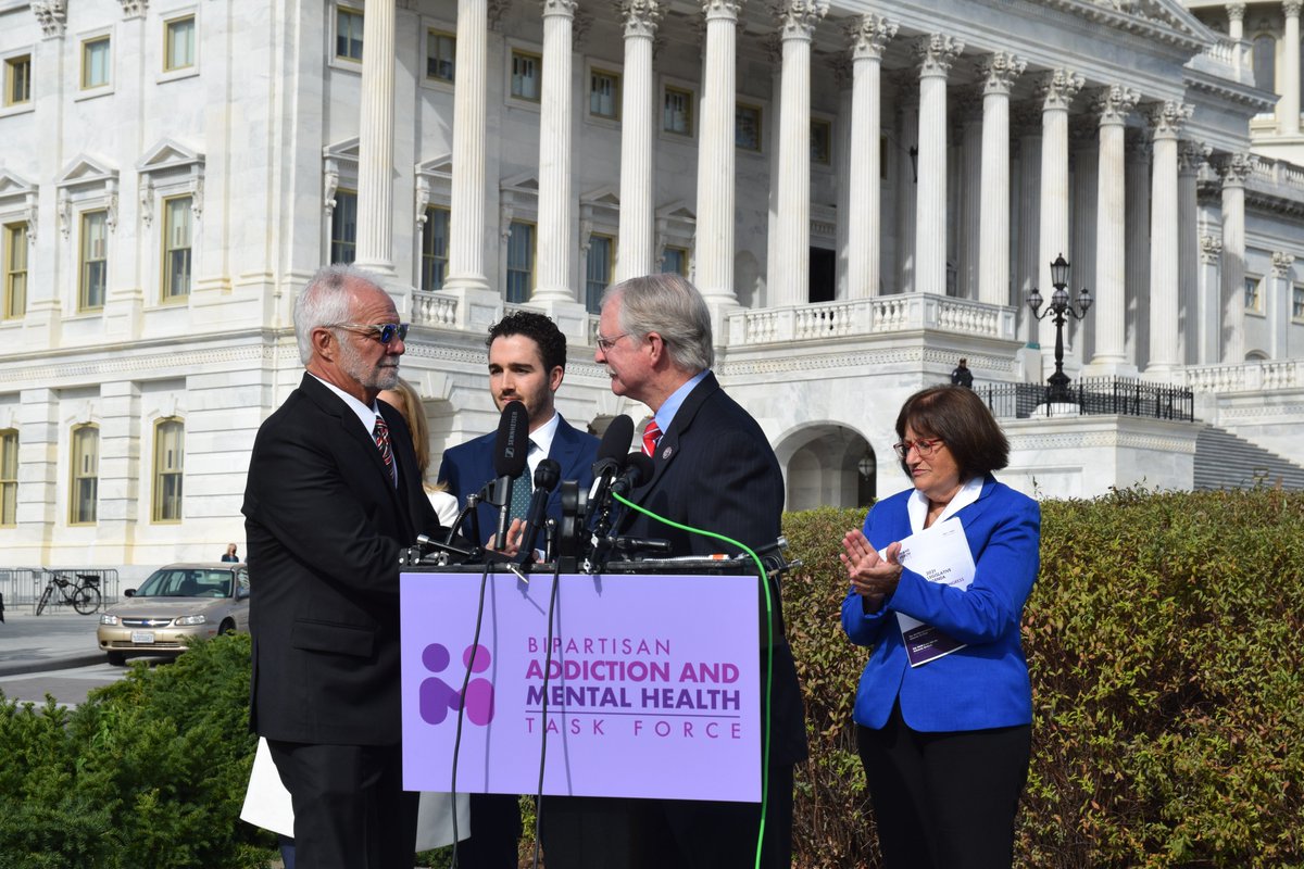 RepRutherfordFL's tweet photo. It was great to join Below Deck’s @capthlr, @RepDean, her son Harry, and the Bipartisan Mental Health and Addiction Task Force. We’re working together to find solutions to the opioid crisis so that no more families have to endure the pain and loss we heard about today. https://t.co/20ltAdwafk