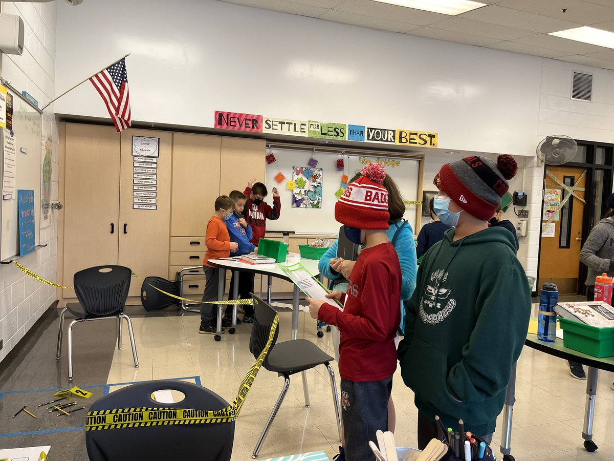 There was a crime afoot in room 32 and these detectives were on the case #kip109 #engage109
