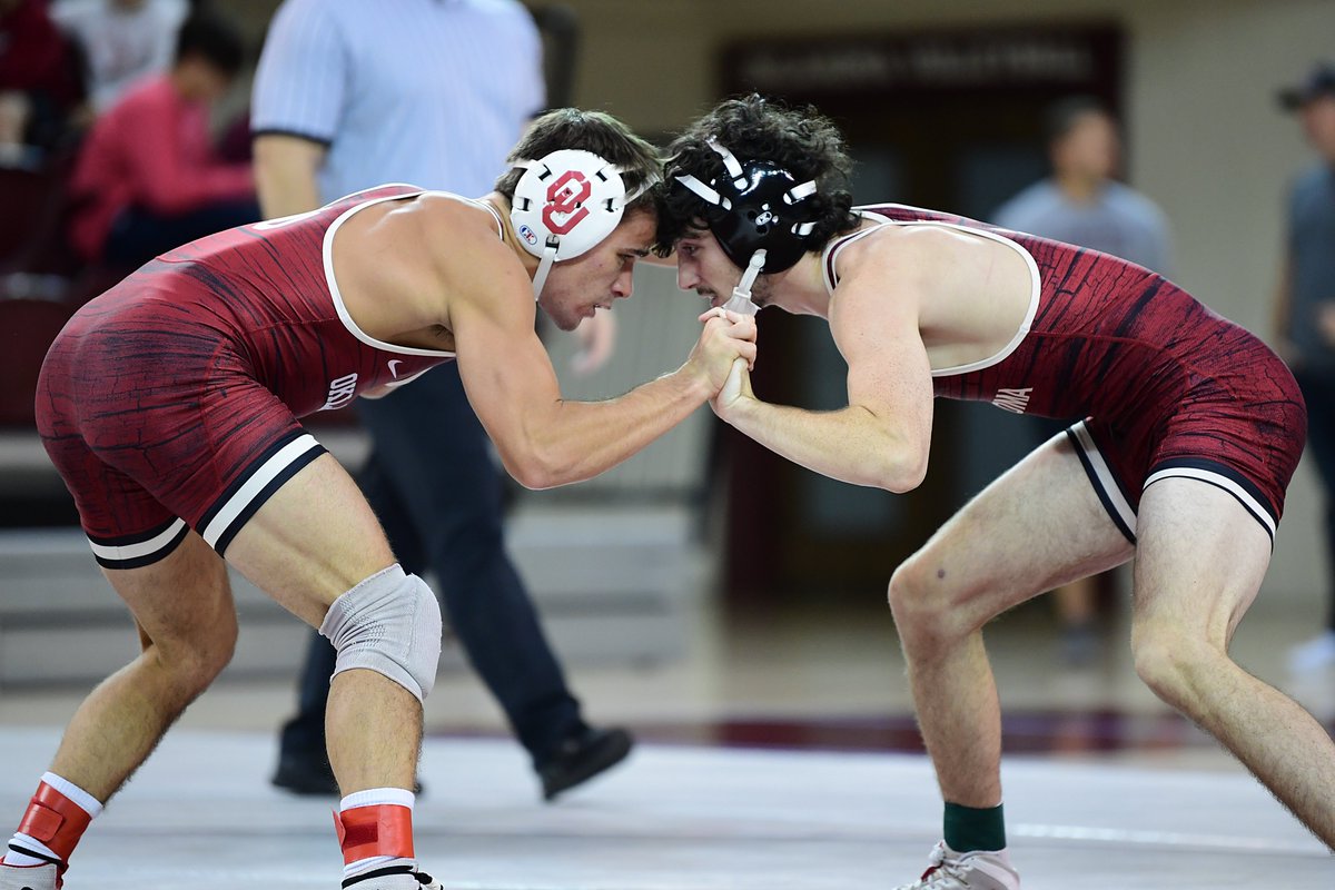 OU_Wrestling's tweet photo. A look back on last week's Red/White Scrimmage action. The next time you see us it will be the real deal 💪 

#Sooners | #OUDNA https://t.co/OygrUje74K