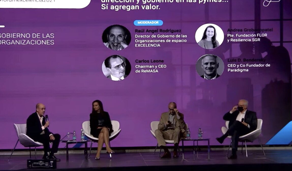andreagrobo's tweet photo. 👉🏽“Si una PyME quiere seguir creciendo y ser sustentable en el tiempo, tiene que pensar en las buenas prácticas de gobierno.” fue una de las reflexiones que compartí hoy en el Forum Excelencia 2021: una plataforma para potenciar el crecimiento de los líderes y las organizaciones. https://t.co/JEmGmm6BrJ