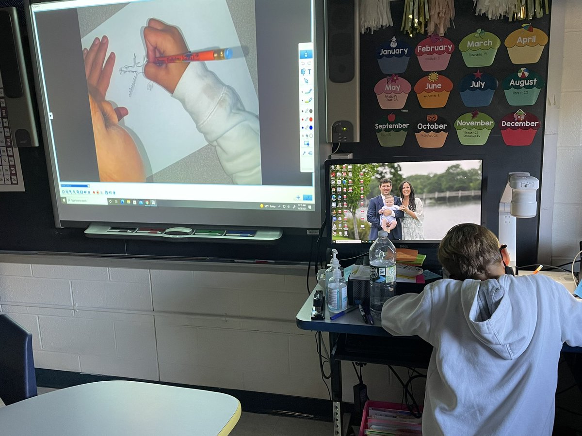 MeganScotto's tweet photo. What better way to celebrate your birthday than sharing your passion with classmates. This birthday boy lead a guided drawing of a dragon.  @TisdaleSchool #selfdirected #enhancingthestudentexperience https://t.co/82xPR1qndU