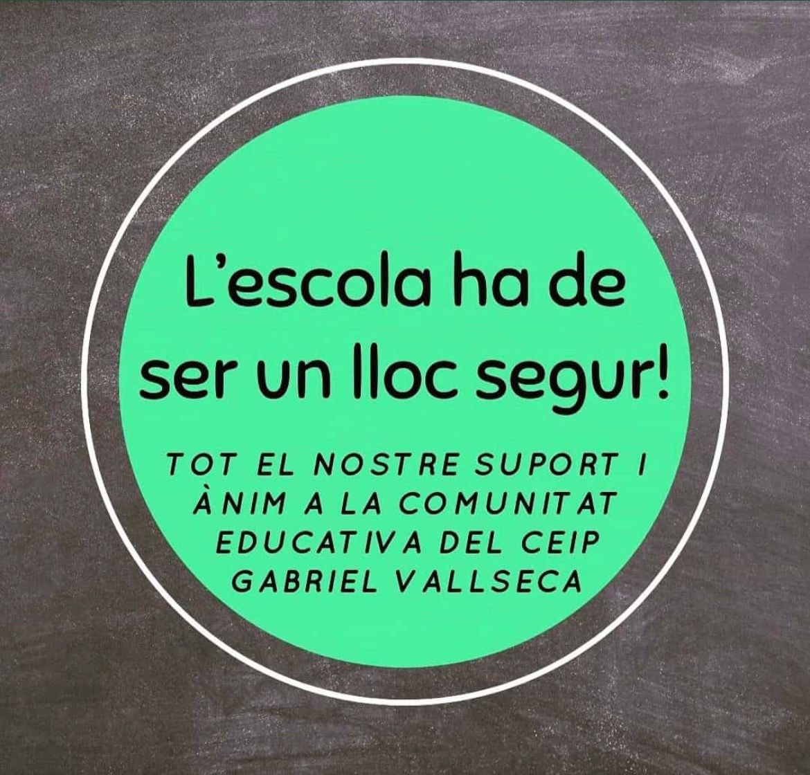 Tota la nostra força i suport des de l’equip de <a href="/ceppalma/">ceppalma</a> a la comunitat educativa del CEIP Gabriel Vallseca.
L’educació és i serà l’eina que ho canviarà tot!!