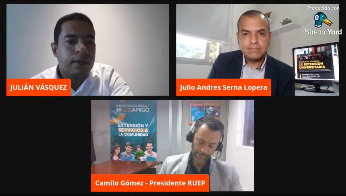JulianVasquez_R's tweet photo. Participamos del Encuentro Regional de Extensión universitaria donde hablamos de los retos de la
Academia - Estado @IDEA_Antioquia #RUEP https://t.co/Km3nIFBfLV