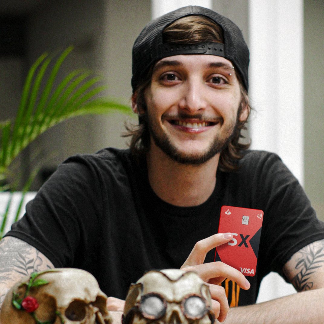 FURIA's tweet photo. sabia dessa?
quem tem cartão @santander_br SX tem desconto e vários benefícios na #CCXP! 😍

corre no link aí de baixo, pede o cartão + conta e garanta sua presença ilustre na maior feira geek da América Latina! 👾

🔗 https://t.co/ZPRyRr2XPZ

#TemSantaTemGame #SantanderBrasil https://t.co/rpd6vY1diD