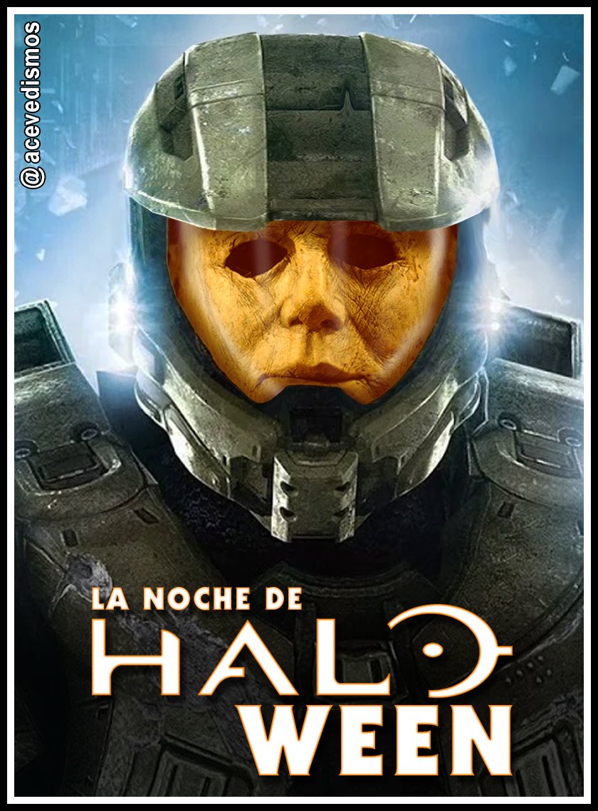 Acevedismos's tweet photo. "La Noche de Halo-Ween".
Nuevo #HíbridoDeCine. https://t.co/Xy9Pb4Ar09