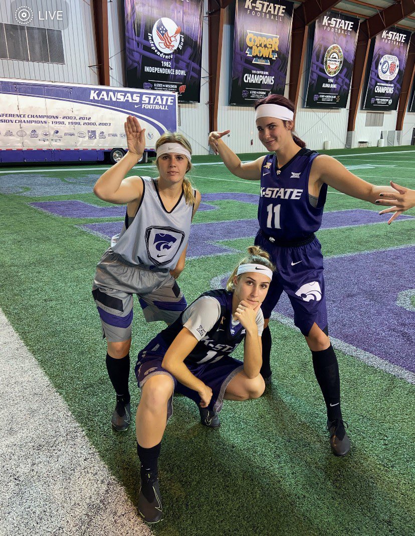 KStateSOC's tweet photo. Purple People Person 

📸⚽️ > @maguiree_ 

#KStataSOC x Senior Night https://t.co/e32pYP0t7X