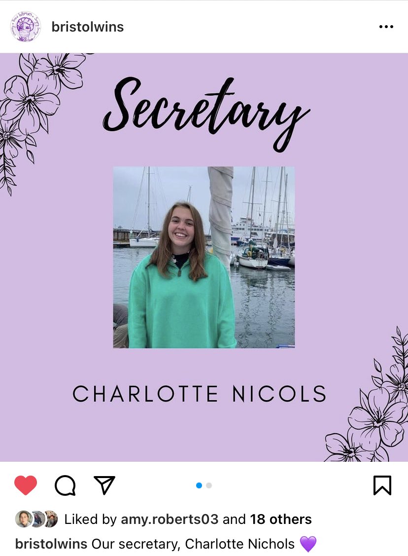 CJNichols's tweet photo. Excited to have been appointed secretary for the Bristol university Women in Surgery society 💜 Stay tuned to hear more about our plans for the coming year! https://t.co/1JLJ5tuM39