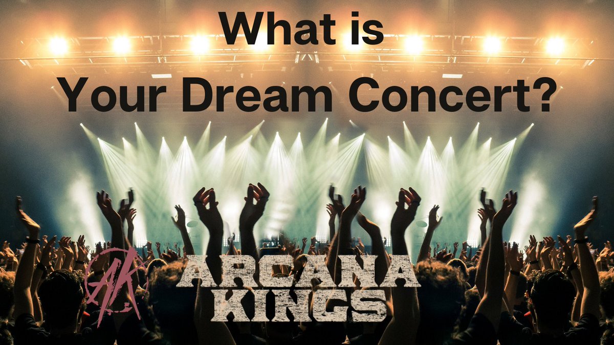 We'll go First .... <a href="/foofighters/">Foo Fighters</a> with <a href="/ArcanaKingsBand/">ARCANA KINGS</a> Opening!